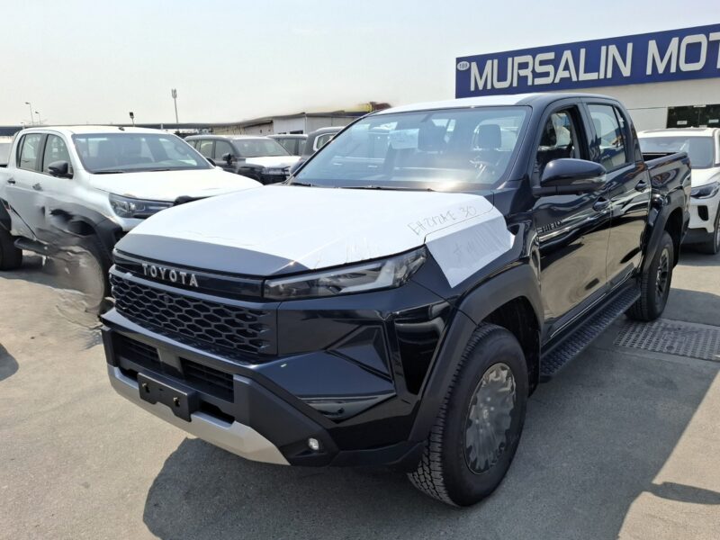2026 Toyota Hilux E 2.8 Litres 4 Cylinders Turbo Diesel Engine Black Pickup Truck MT
