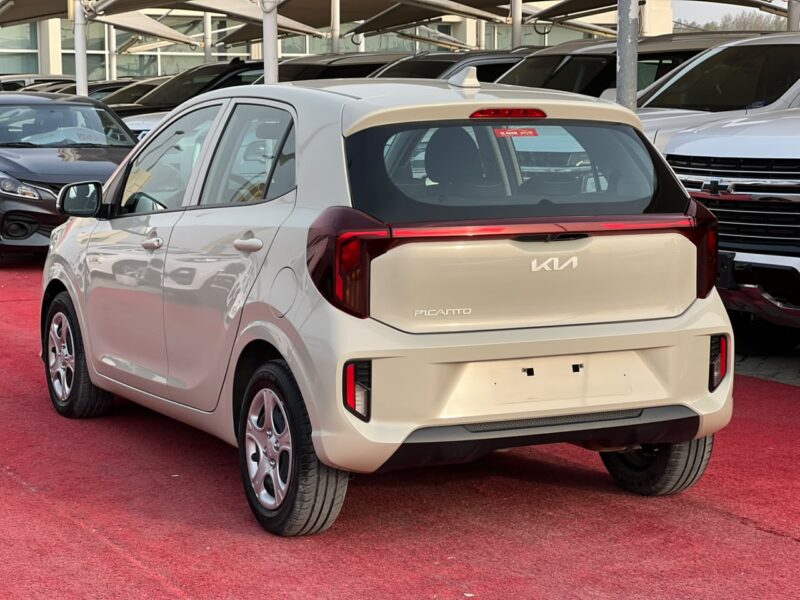 2024 Kia Picanto 1.2 Litres 4 Cylinders Petrol Engine Beige Grey Hatchback GCC Specs