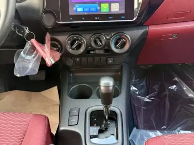 2026 Toyota Hilux SR5 4 Cylinders Petrol Engine White Red Pickup Truck GCC Specs