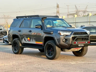 2021 Toyota 4Runner TRD Off-Road Premium 6 Cylinders Petrol Engine Grey Black SUV US Spec