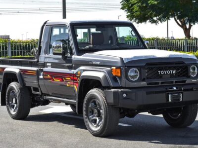 2026 Toyota Land Cruiser Single Cabin LX 4.0L V6 Petrol Engine Grey Brown Pickup Truck GCC