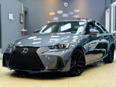 2020 Lexus IS-Series IS 350 F Sport 3.5 Litres V6 Petrol Engine Grey Red Sedan Clean Title