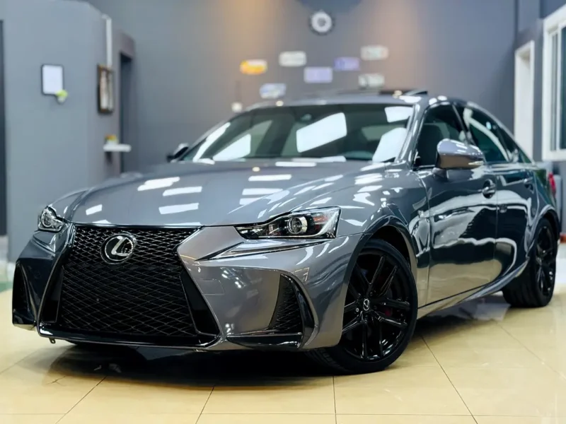 2020 Lexus IS-Series IS 350 F Sport 3.5 Litres V6 Petrol Engine Grey Red Sedan Clean Title