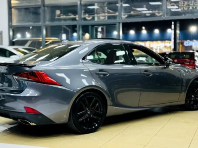 2020 Lexus IS-Series IS 350 F Sport 3.5 Litres V6 Petrol Engine Grey Red Sedan Clean Title