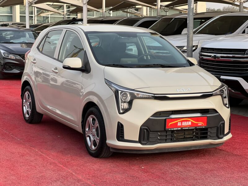 2024 Kia Picanto 1.2 Litres 4 Cylinders Petrol Engine Beige Grey Hatchback GCC Specs
