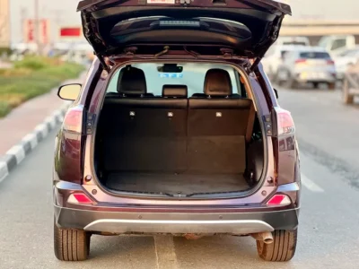 2017 Toyota Rav 4 Limited 4 Cylinders Petrol Engine Maroon Black SUV American Specs