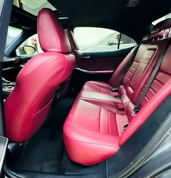 2020 Lexus IS-Series IS 350 F Sport 3.5 Litres V6 Petrol Engine Grey Red Sedan Clean Title