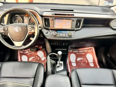 2017 Toyota Rav 4 Limited 4 Cylinders Petrol Engine Maroon Black SUV American Specs