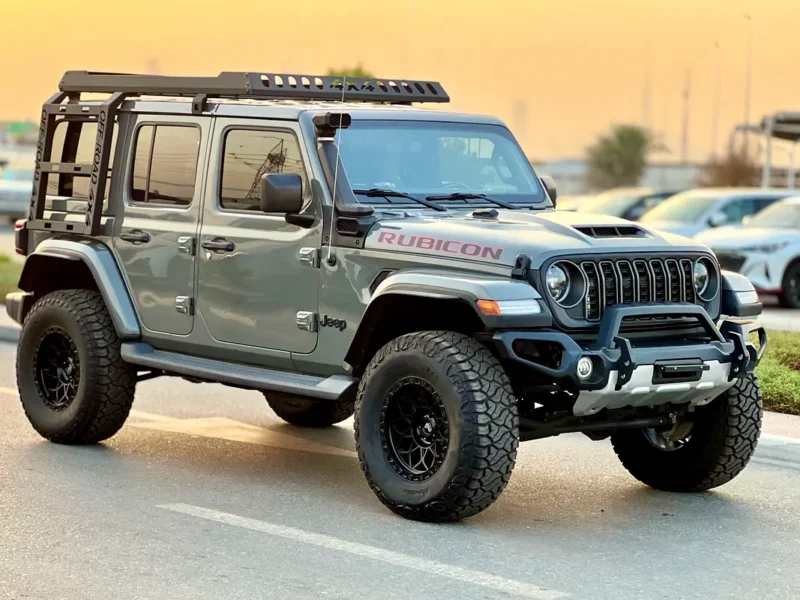 2021 Jeep Wrangler 6 Cylinders Petrol Engine Grey Black SUV Excellent Condition US Specs