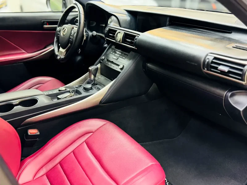 2020 Lexus IS-Series IS 350 F Sport 3.5 Litres V6 Petrol Engine Grey Red Sedan Clean Title