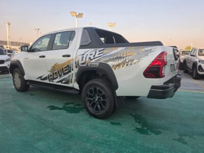 2026 TOYOTA HILUX ADVENTURE 2.8 Litres 4 Cylinders DIESEL Engine White Black Pickup Truck