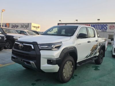 2026 TOYOTA HILUX ADVENTURE 2.8 Litres 4 Cylinders DIESEL Engine White Black Pickup Truck