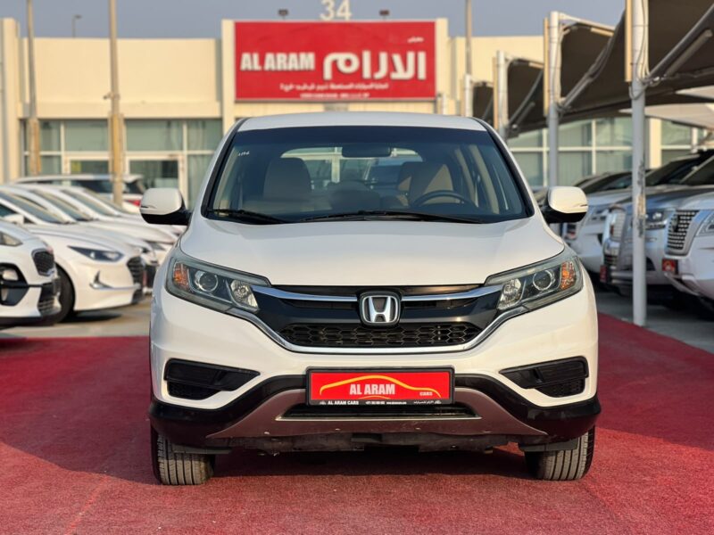 2015 Honda CR-V 2.4 Litres V4 Petrol Engine White Beige SUV GCC Specs AWD Automatic