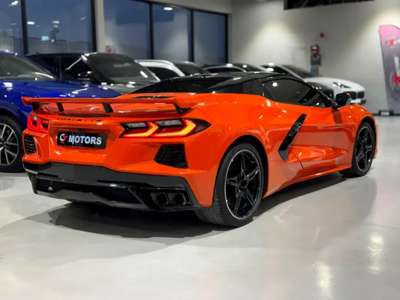 2025 Chevrolet Corvette Stingray 2LT 6.2L LT2 Naturally Aspirated V8 Engine Orange Black Coupe