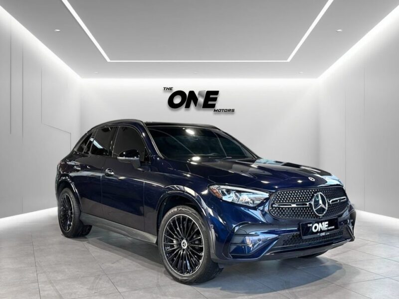 2024 Mercedes-Benz GLC 300 2.0 Litres 4 Cylinders Petrol Engine Dark Blue Black SUV US Specs