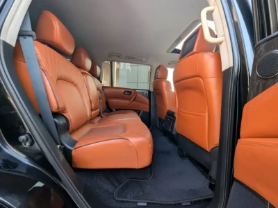 2020 Nissan Patrol SE Platinum 4.0L V6 Engine Black Orange SUV GCC Specs Excellent Condition