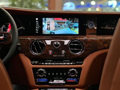 2023 Rolls Royce Ghost BLACK BADGE 6.8L TwinTurbo 12 Cylinders Engine Black Brown Sedan