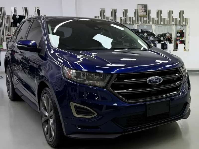 2016 Ford Edge Sport 2.7L V6 EcoBoost Twin-Turbo Petrol Engine Blue Black SUV GCC Specs