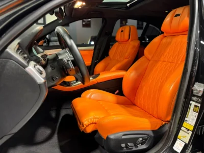 2014 BMW M5 Standard 4.4L Twin-Turbo V8 Engine Black Orange High-Performance Luxury Sedan