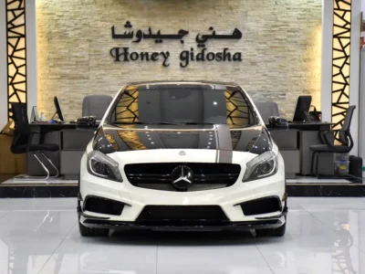 2014 Mercedes-Benz A-Class A 45 AMG 4MATIC Edition 1 4 Cylinders White Black Hatchback GCC