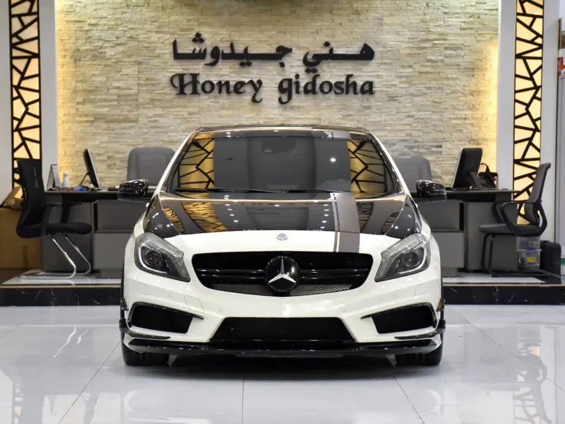 2014 Mercedes-Benz A-Class A 45 AMG 4MATIC Edition 1 4 Cylinders White Black Hatchback GCC