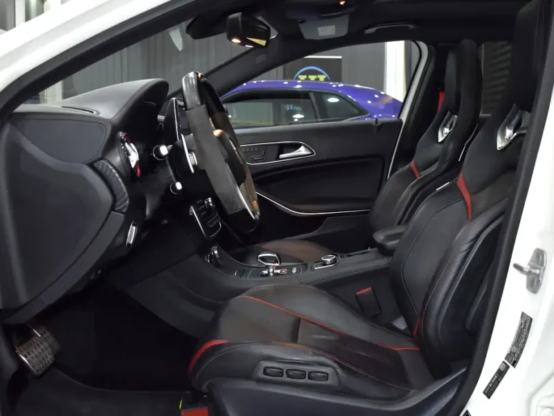 2014 Mercedes-Benz A-Class A 45 AMG 4MATIC Edition 1 4 Cylinders White Black Hatchback GCC