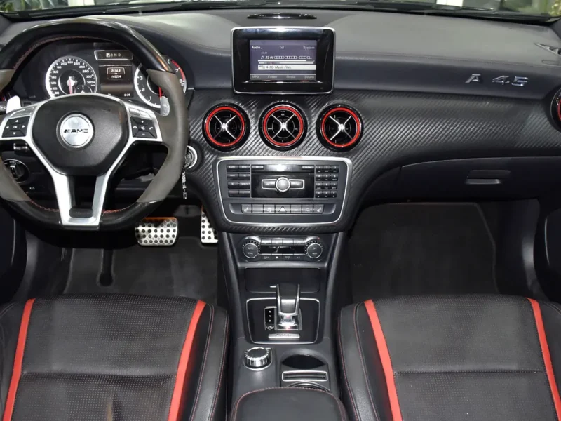 2014 Mercedes-Benz A-Class A 45 AMG 4MATIC Edition 1 4 Cylinders White Black Hatchback GCC