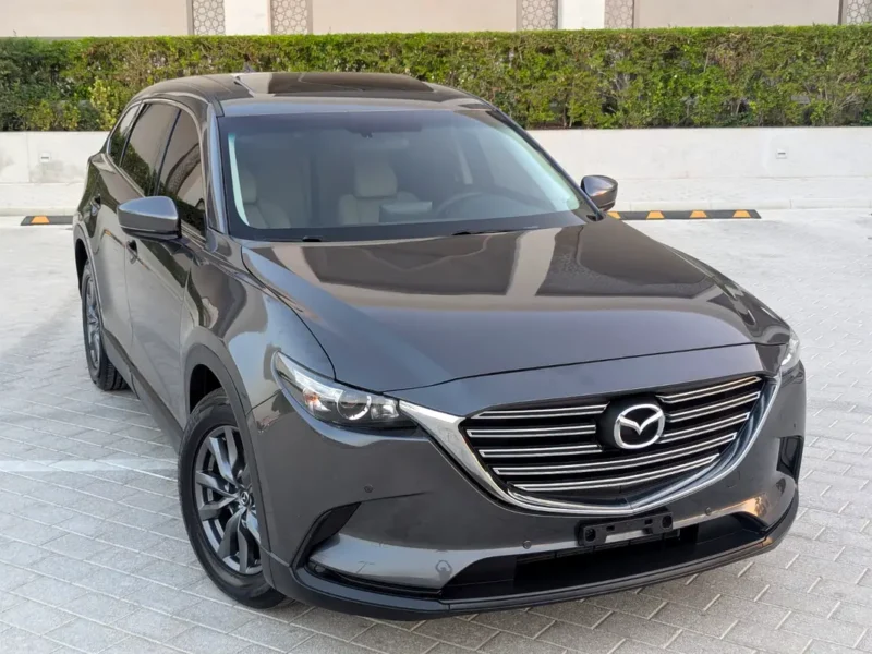 2021 Mazda CX-9 GT 2.5 Litres Turbocharged 4-Cylinder Engine Grey Beige SUV GCC Specs