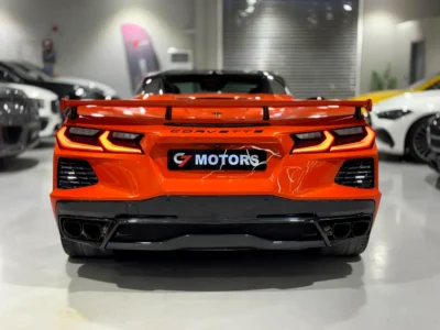 2025 Chevrolet Corvette Stingray 2LT 6.2L LT2 Naturally Aspirated V8 Engine Orange Black Coupe