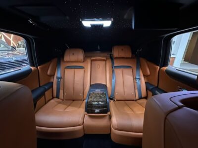 2023 Rolls Royce Ghost BLACK BADGE 6.8L TwinTurbo 12 Cylinders Engine Black Brown Sedan