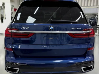 2020 BMW X7 xDrive40i M Sport 3.0L TwinPower Turbo inline-6 Engine Blue Brown SUV GCC