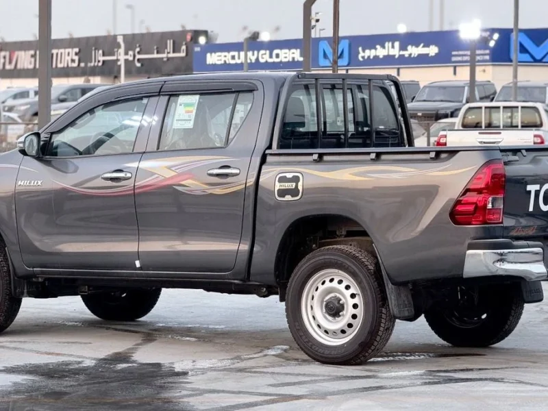 2026 Toyota Hilux DLX 2.4 Litres 4 Cylinders Diesel Engine Grey Black Pickup Truck Manual