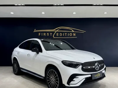 2026 Mercedes-Benz GLC Coupe GLC 200 4MATIC 4 Cylinders Turbo Engine White Red SUV