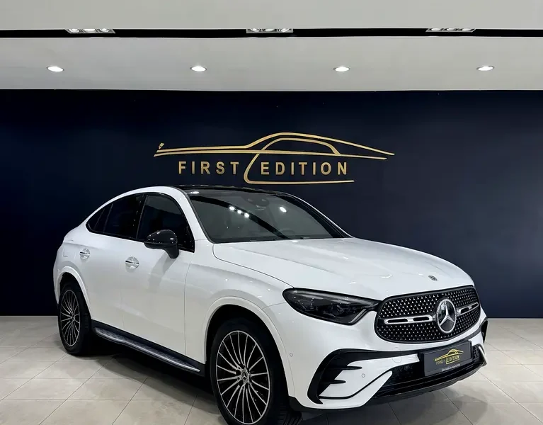 2026 Mercedes-Benz GLC Coupe GLC 200 4MATIC 4 Cylinders Turbo Engine White Red SUV