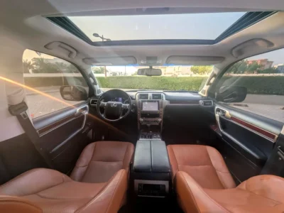 2019 Lexus GX-Series GX 460 Platinum 4.6 Litres V8 Petrol Engine Black Tan SUV GCC Specs