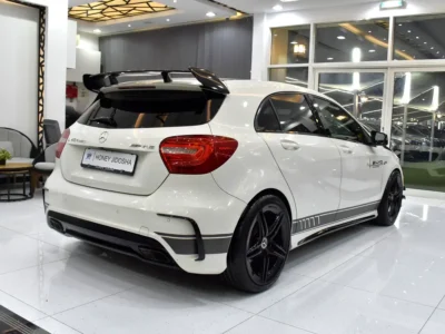 2014 Mercedes-Benz A-Class A 45 AMG 4MATIC Edition 1 4 Cylinders White Black Hatchback GCC