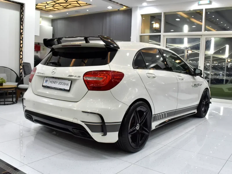 2014 Mercedes-Benz A-Class A 45 AMG 4MATIC Edition 1 4 Cylinders White Black Hatchback GCC