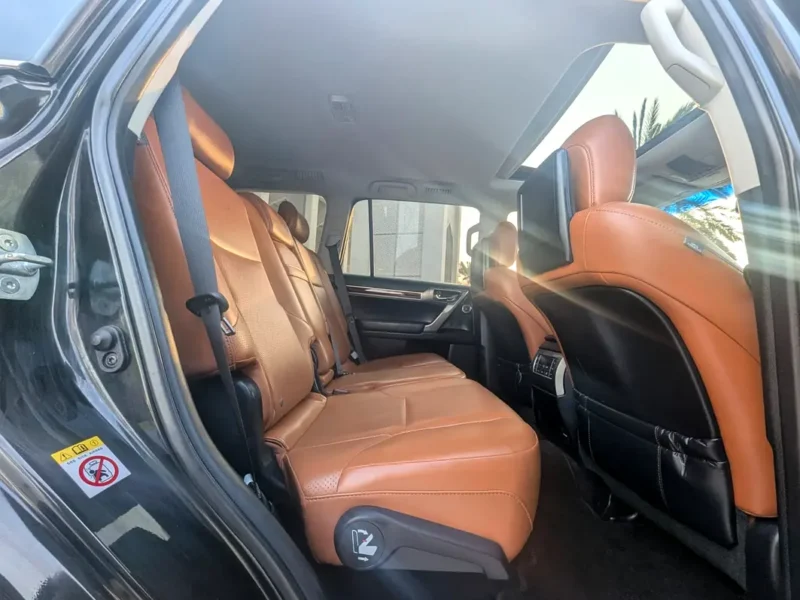 2019 Lexus GX-Series GX 460 Platinum 4.6 Litres V8 Petrol Engine Black Tan SUV GCC Specs