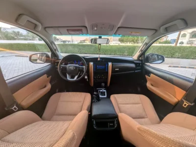 2020 Toyota Fortuner EXR 2.7 Litres 4-Cylinder Petrol Engine White Beige SUV GCC Specs