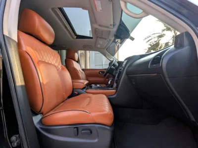2020 Nissan Patrol SE Platinum 4.0L V6 Engine Black Orange SUV GCC Specs Excellent Condition
