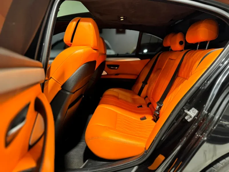2014 BMW M5 Standard 4.4L Twin-Turbo V8 Engine Black Orange High-Performance Luxury Sedan