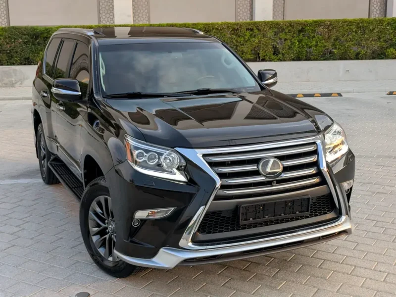 2019 Lexus GX-Series GX 460 Platinum 4.6 Litres V8 Petrol Engine Black Tan SUV GCC Specs