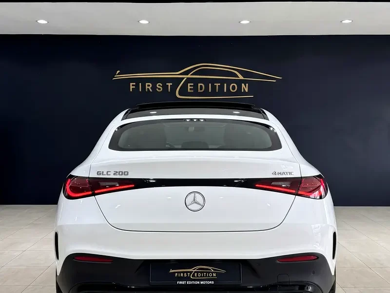 2026 Mercedes-Benz GLC Coupe GLC 200 4MATIC 4 Cylinders Turbo Engine White Red SUV