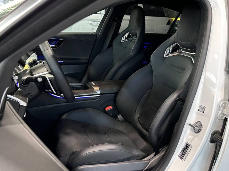 2024 Mercedes-Benz C63 S 2.0 Litres 4 Cylinders Hybrid Engine White Black Sedan AWD