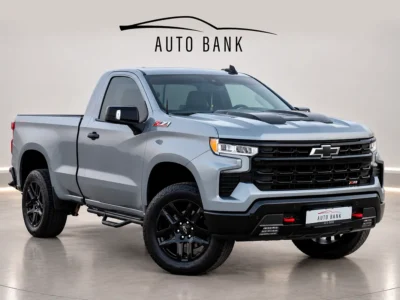 2024 Chevrolet Silverado 1500 LT Trail Boss 8 Cylinders Petrol Engine Silver Beige Pickup Truck