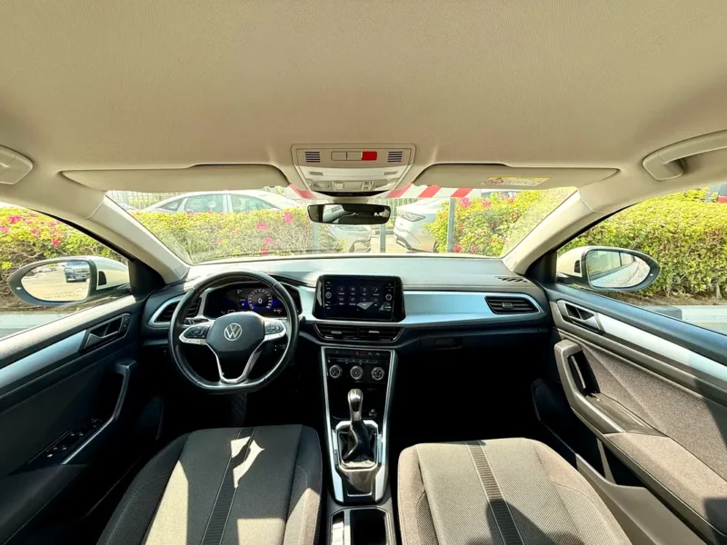 2024 Volkswagen T-Roc Life 1.4 Litres 4 Cylinders Petrol Engine White Black Crossover GCC