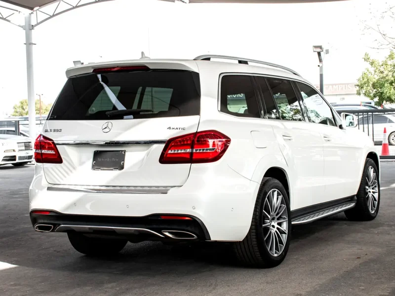 2018 Mercedes-Benz GLS-Class GLS 550 8 Cylinders Petrol Engine White Beige SUV Automatic