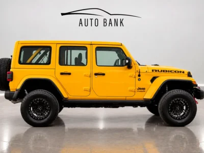 2020 Jeep Wrangler Rubicon 6 Cylinders Petrol Engine Yellow Black SUV GCC Specs Automatic