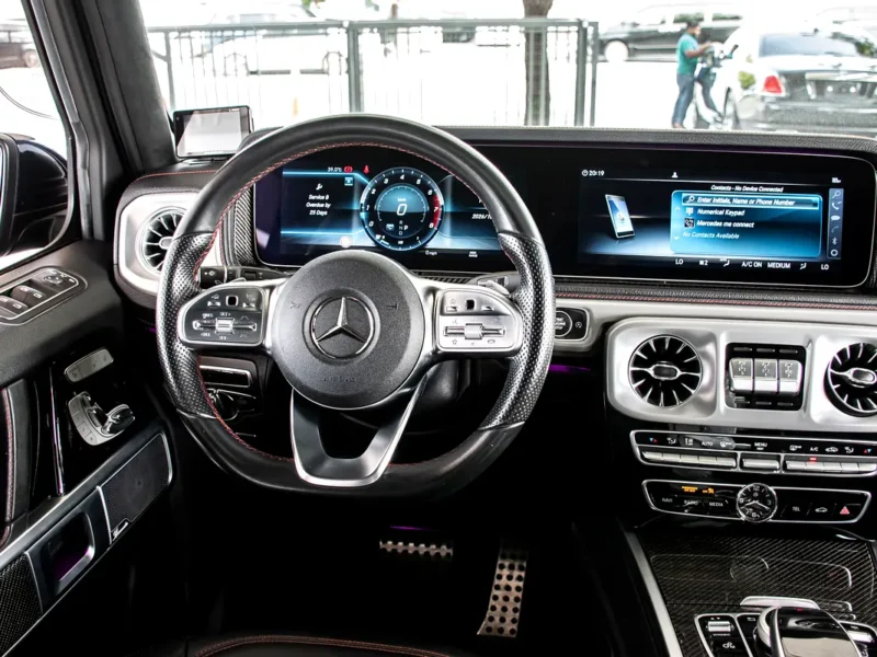 2019 Mercedes-Benz G-Class G 550 8 Cylinders Petrol Engine Blue Black SUV Japanese Specs