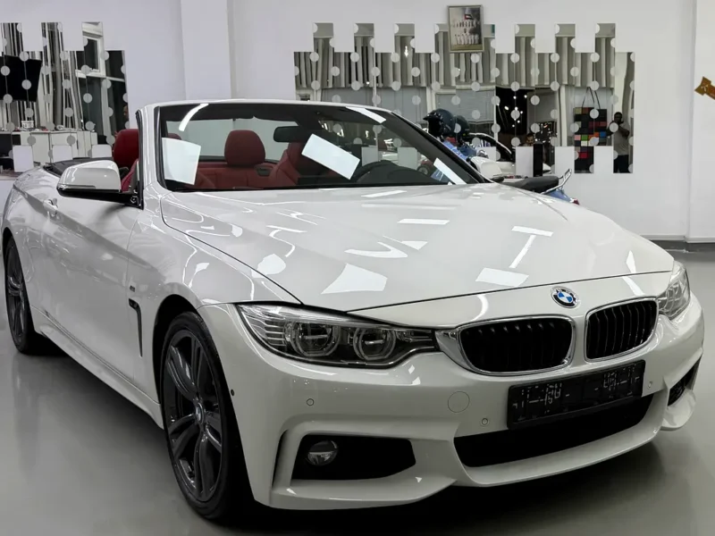 2017 BMW 4-Series 440i Convertible 3.0-liter turbocharged inline-6 Engine White Red GCC